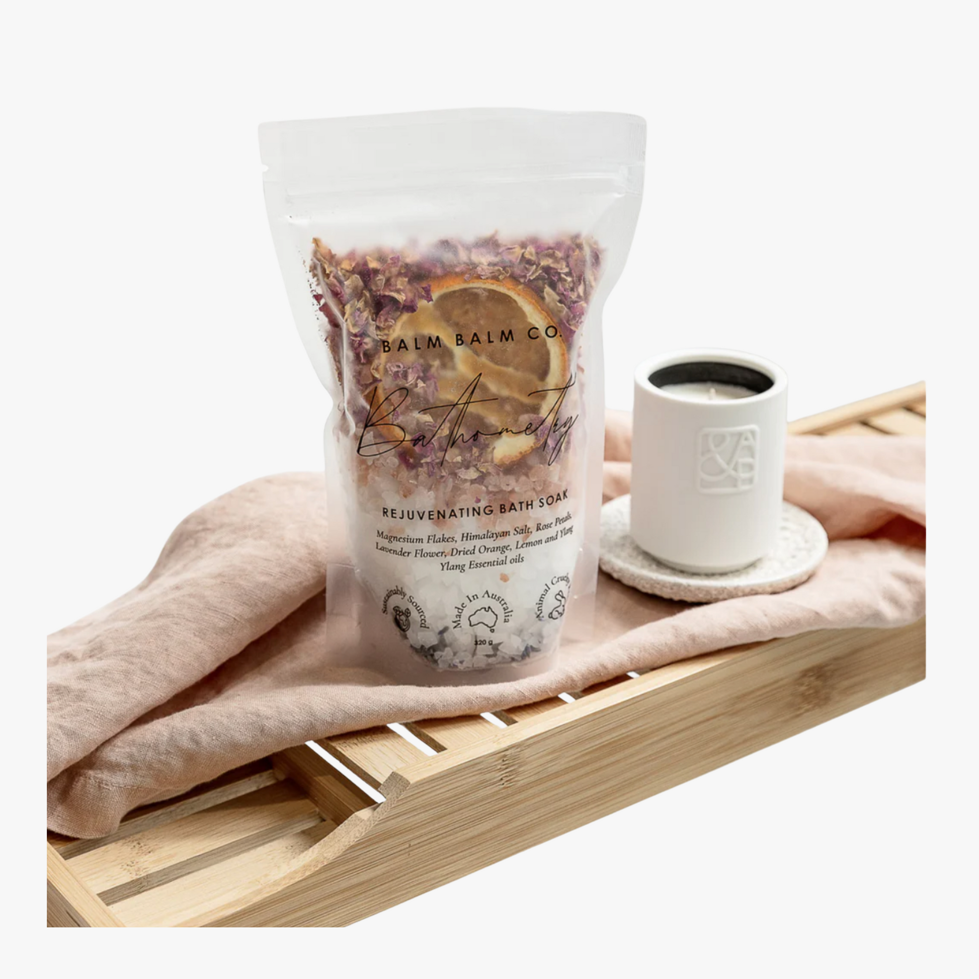 Bathometry Bath Soak - Blushing Pink