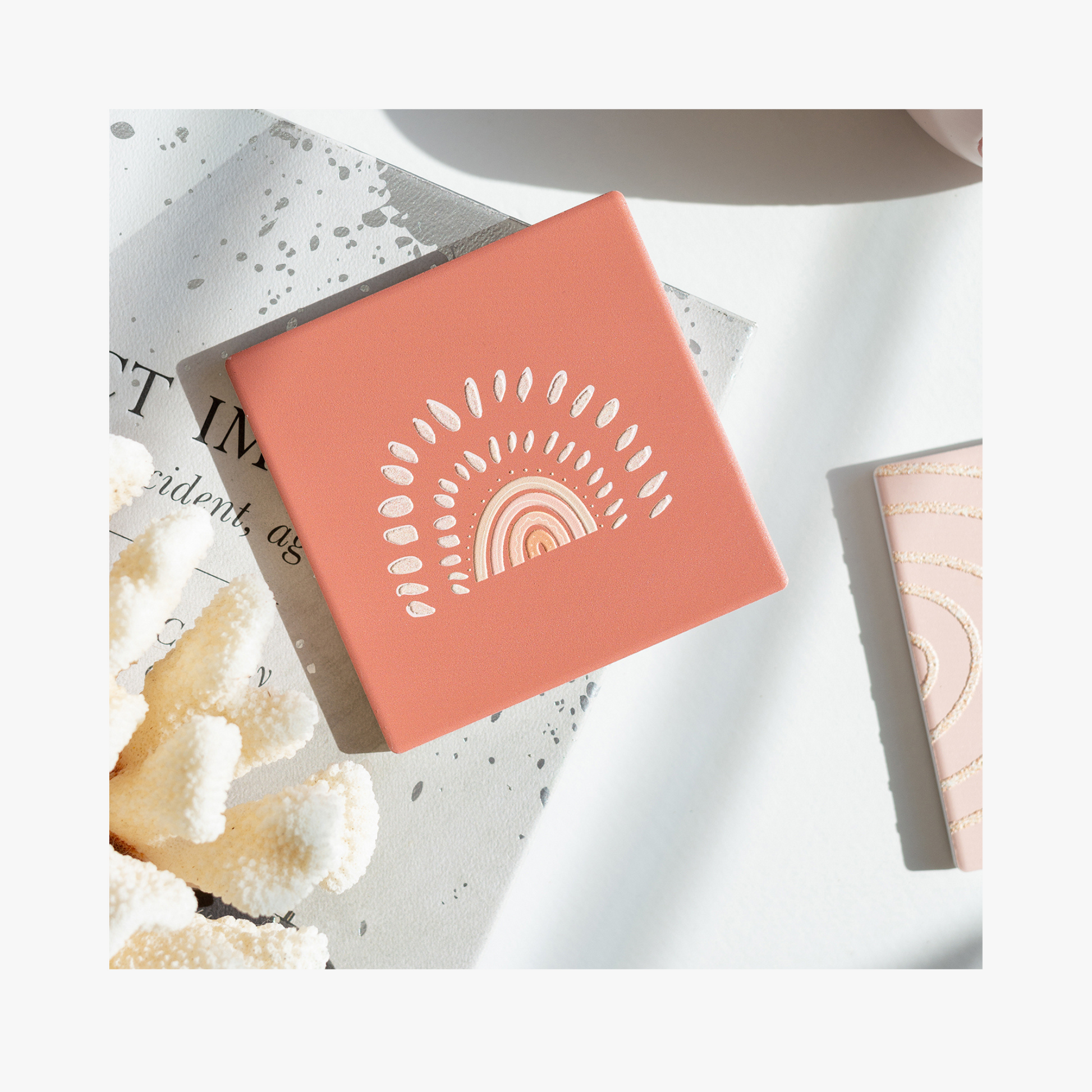 Ceramic Coaster - Rays