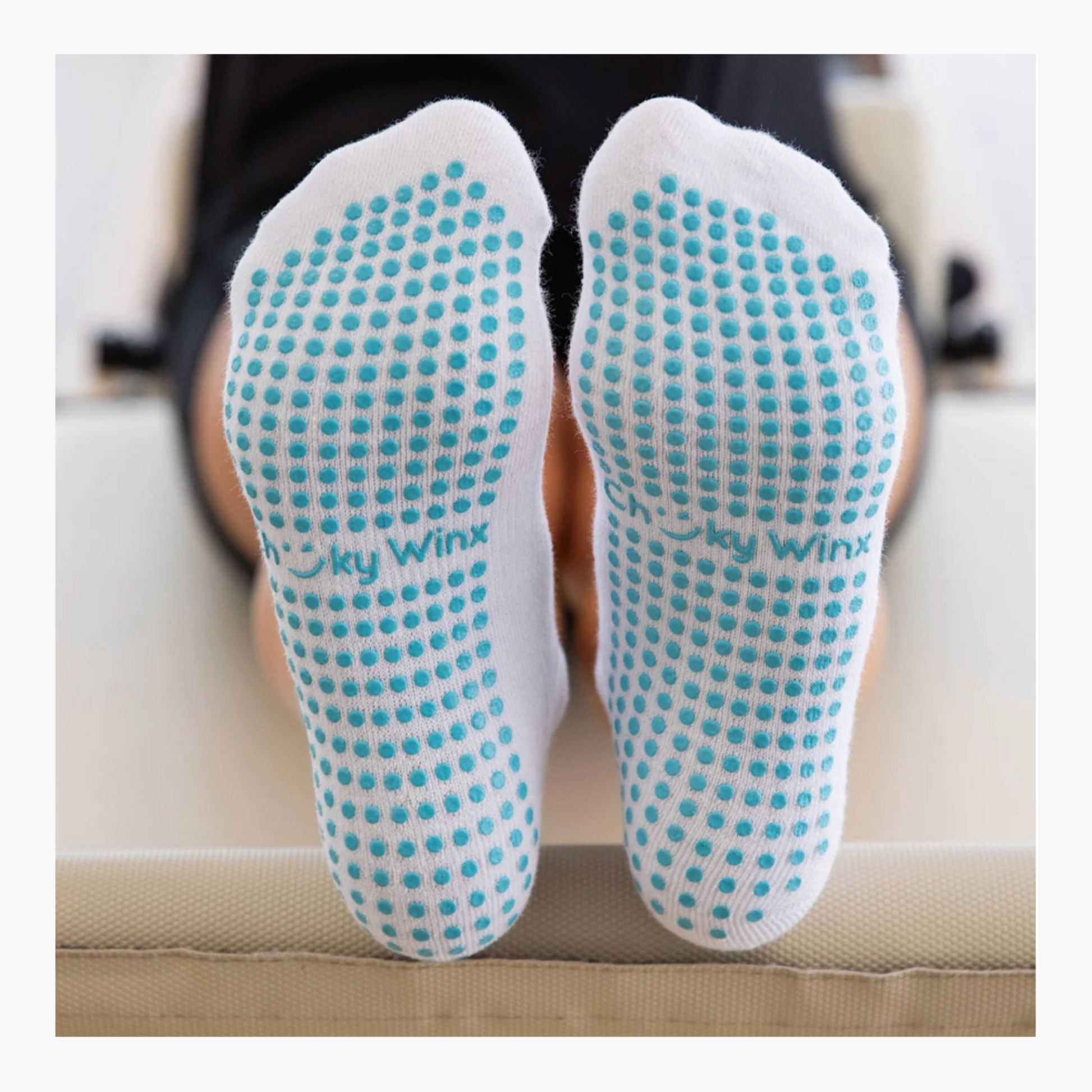 Long Grip Socks - Amalfi Lemon