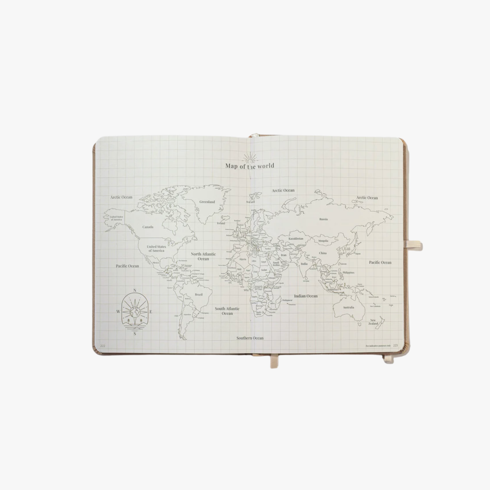 Journalfy Travel Journal - Earthy Taupe