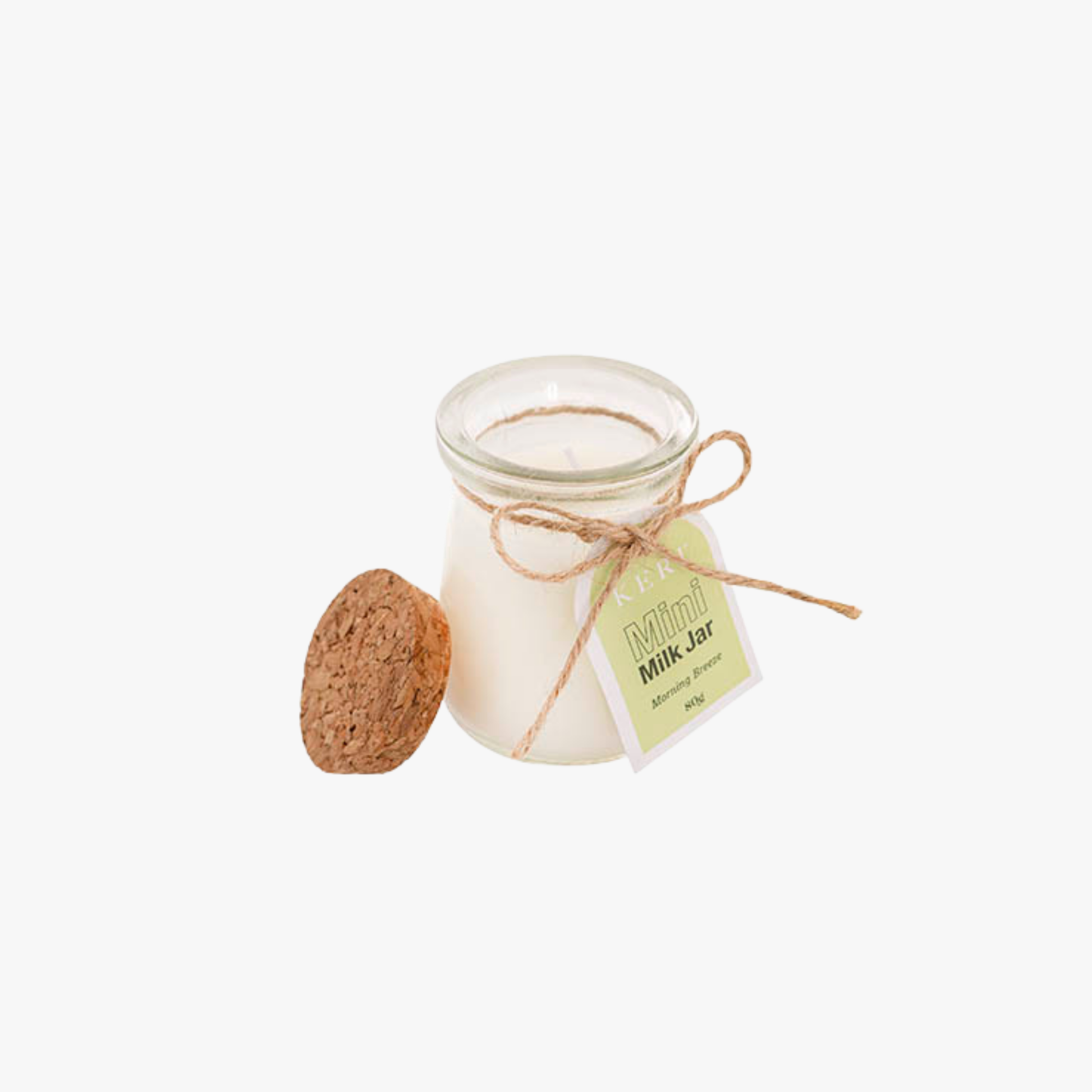 Mini Milk Jar Candle 80g - Morning Breeze