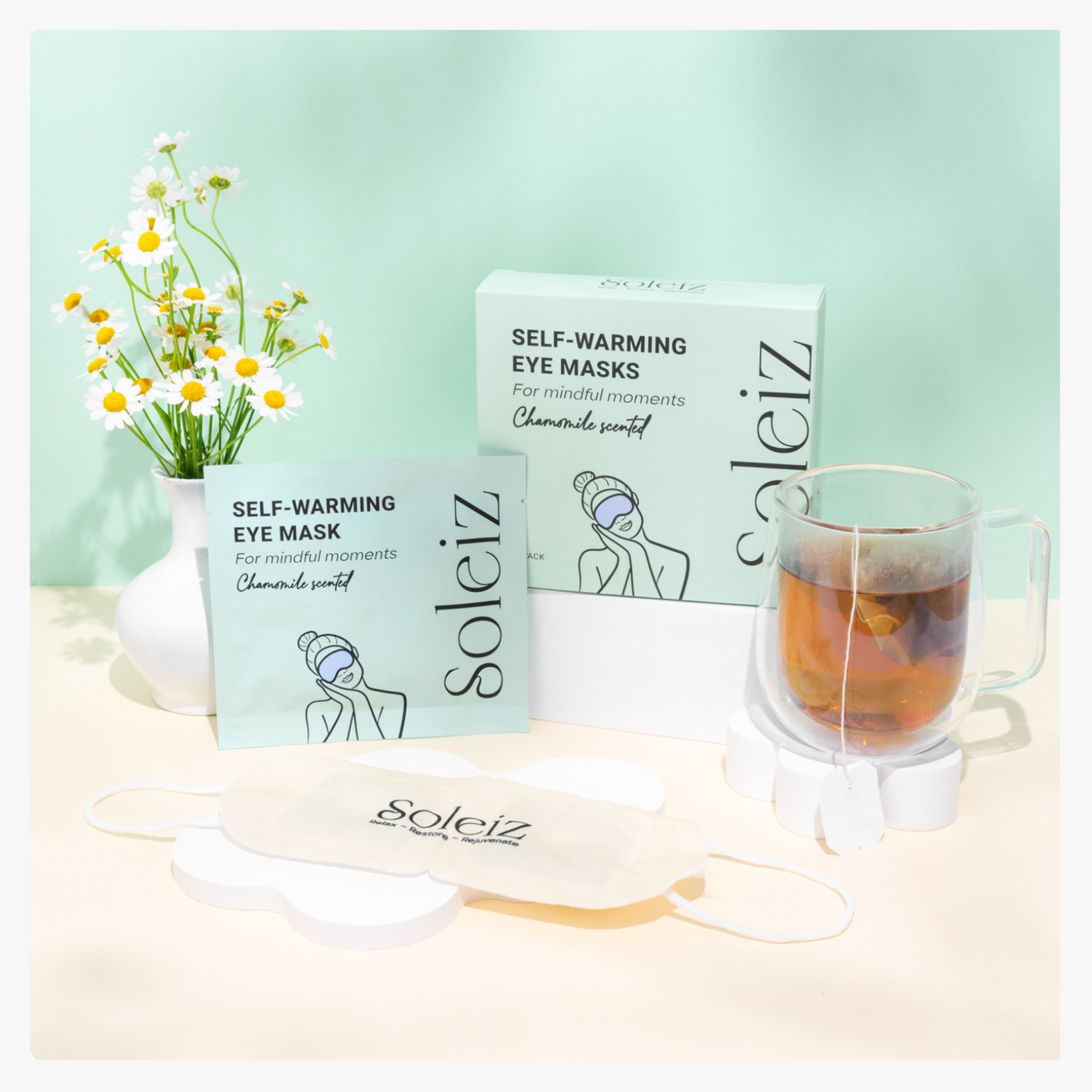 Self Heating Eye Mask - Chamomile (5 Pack)