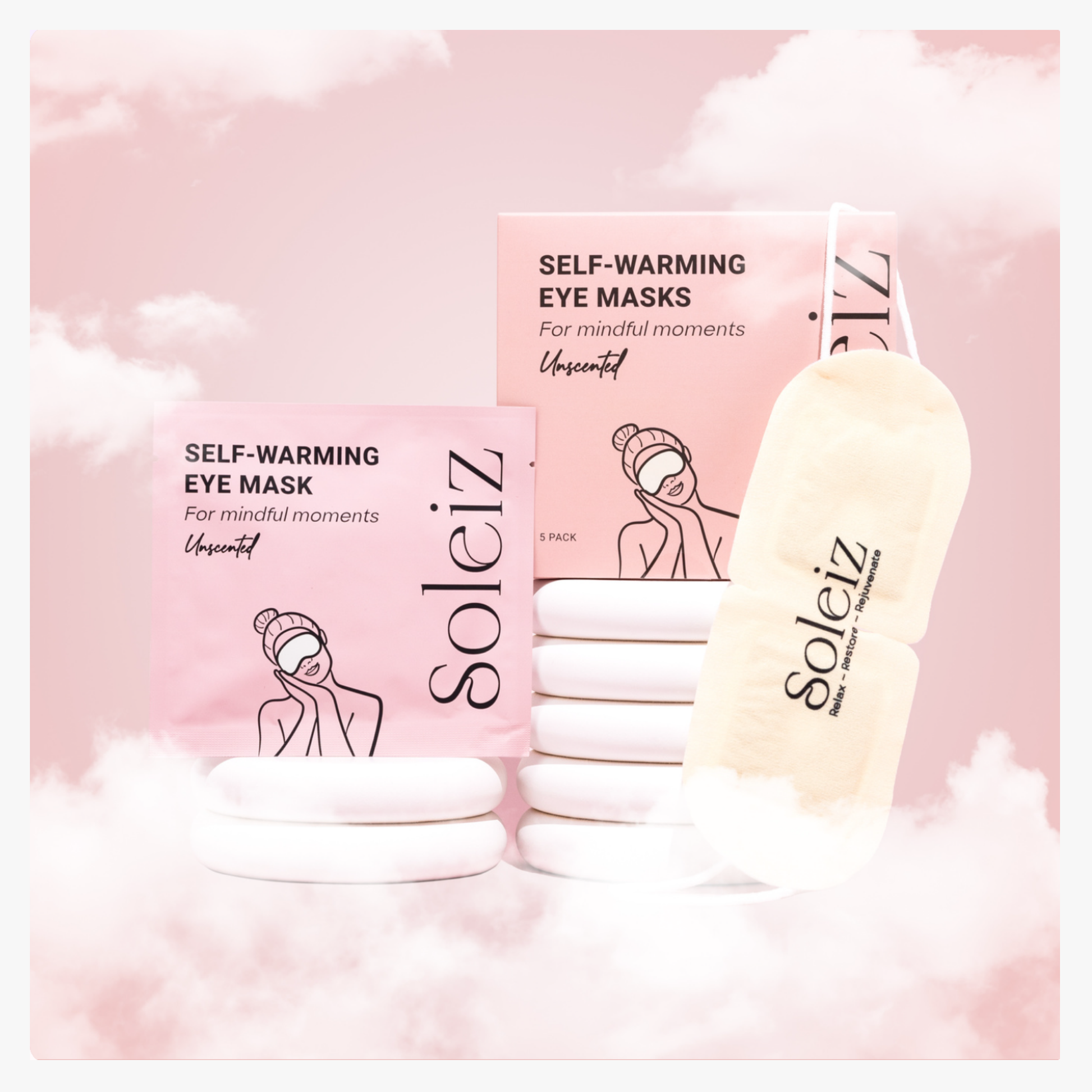 Self Heating Eye Mask - Unscented (5 Pack)