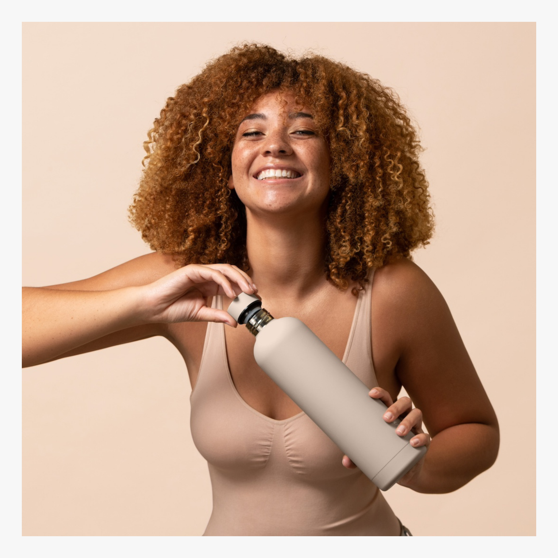 Water Bottle 1L - Stone