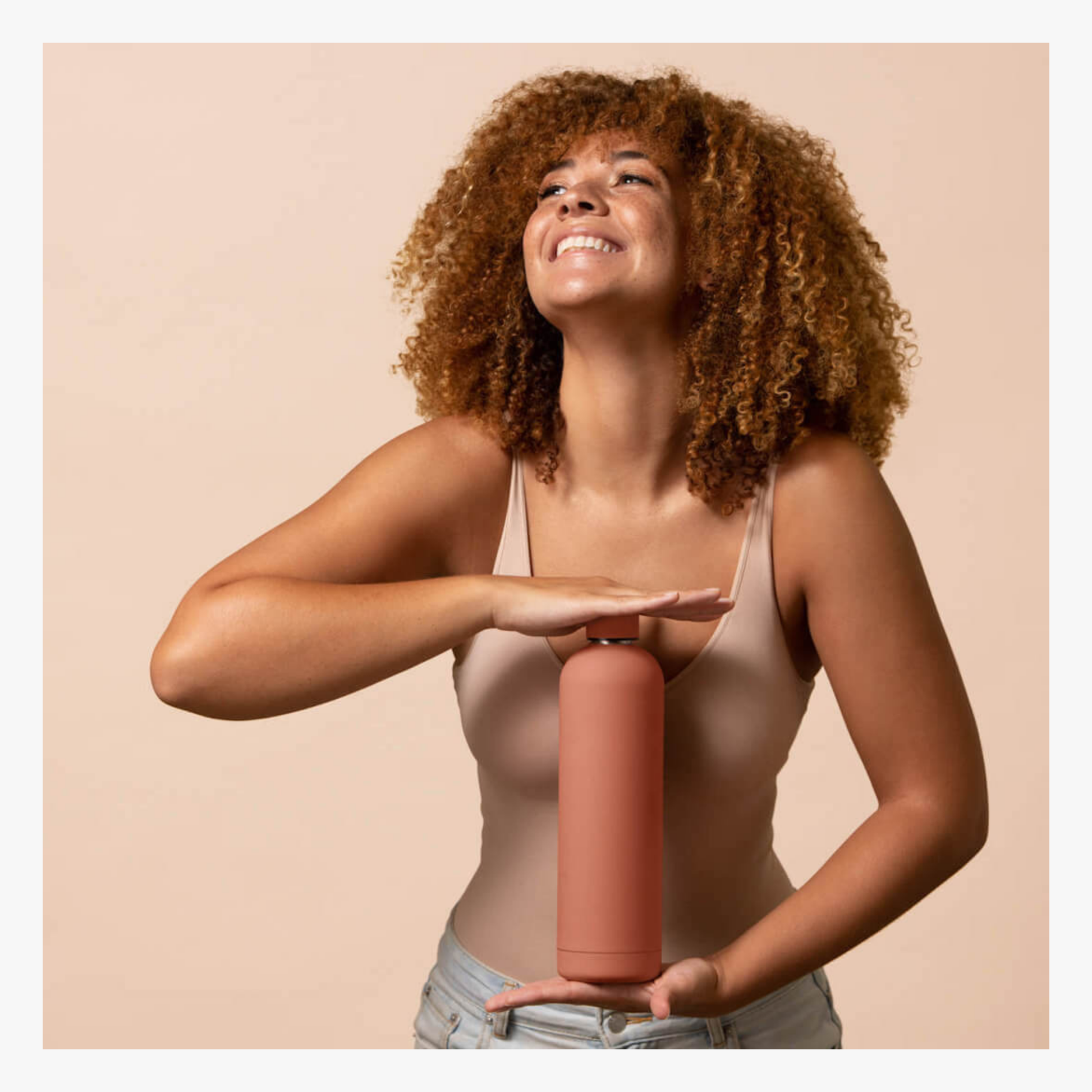 Water Bottle 1L - Terracotta