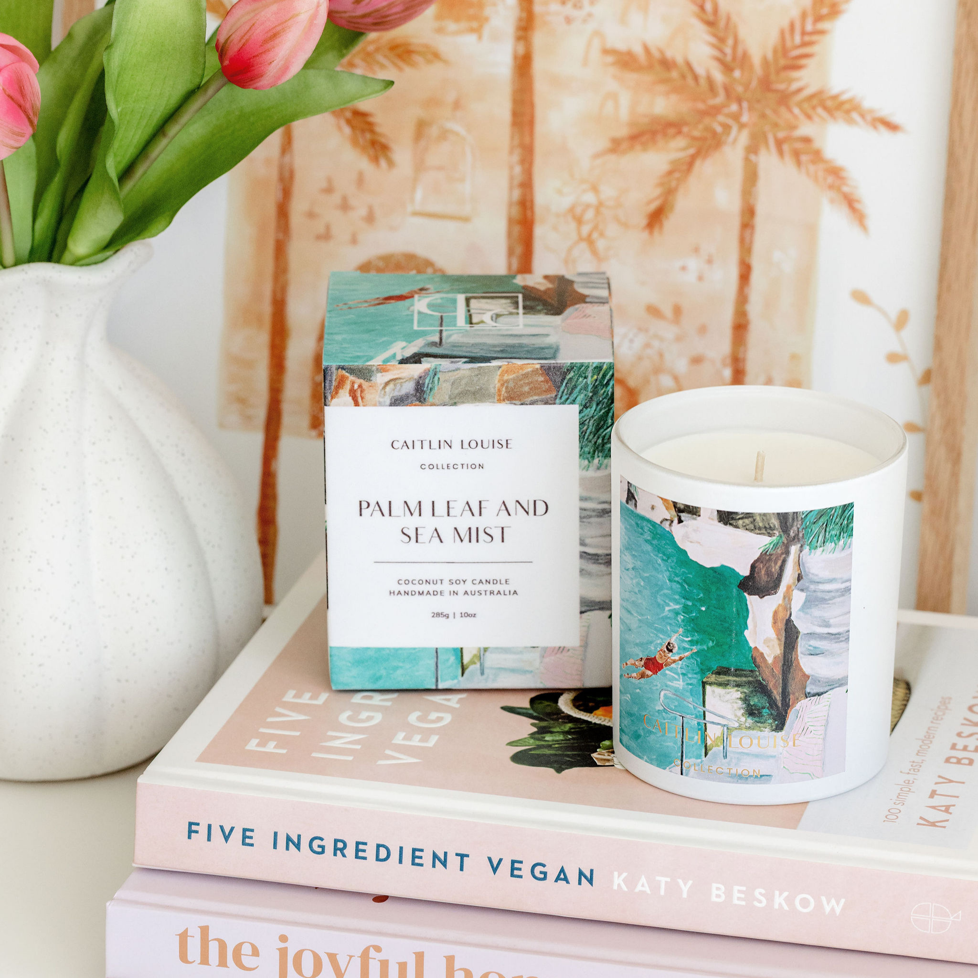 Artist Candle - Palm Leaf & Sea Mist