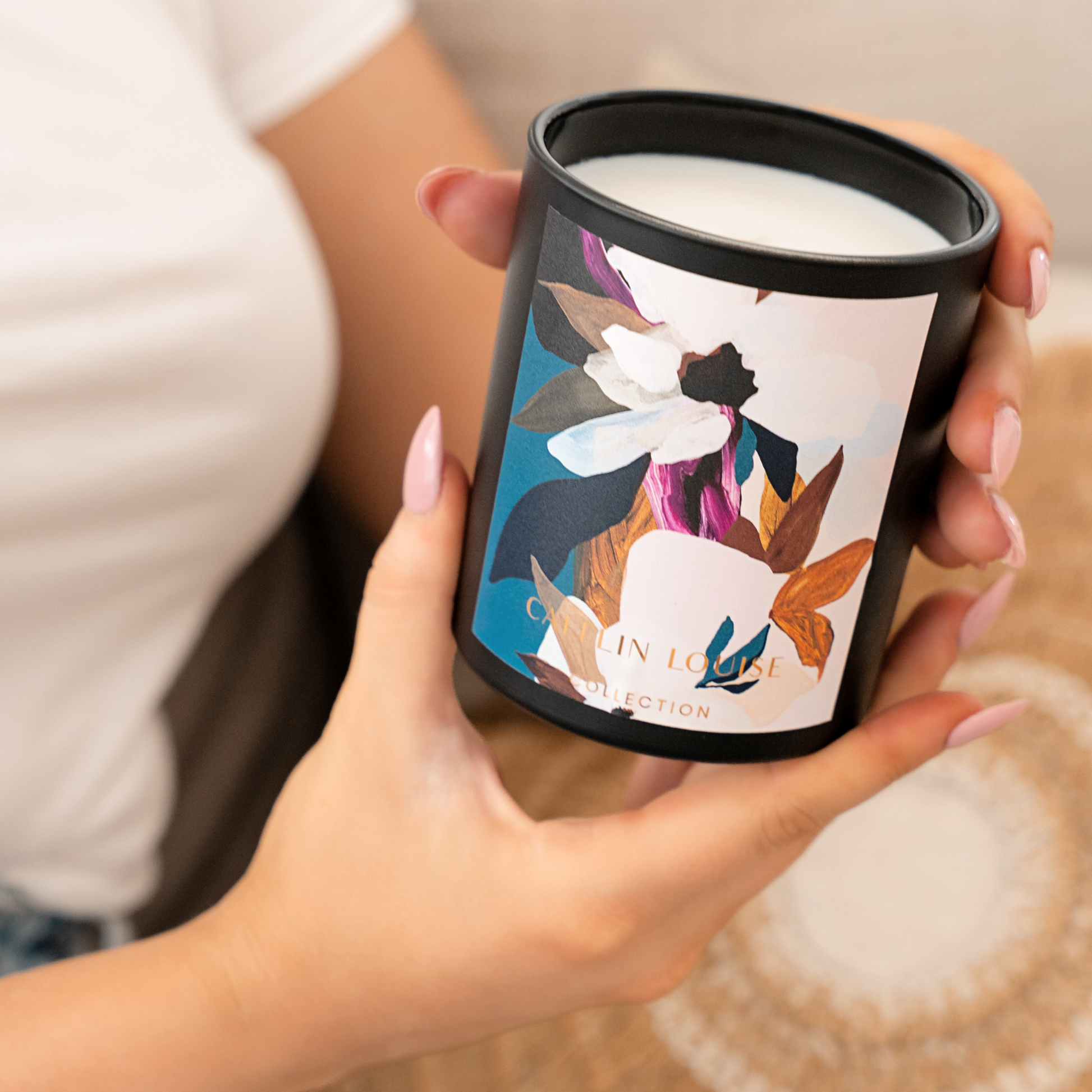Artist Candle - Magnolia & Velvet Peach