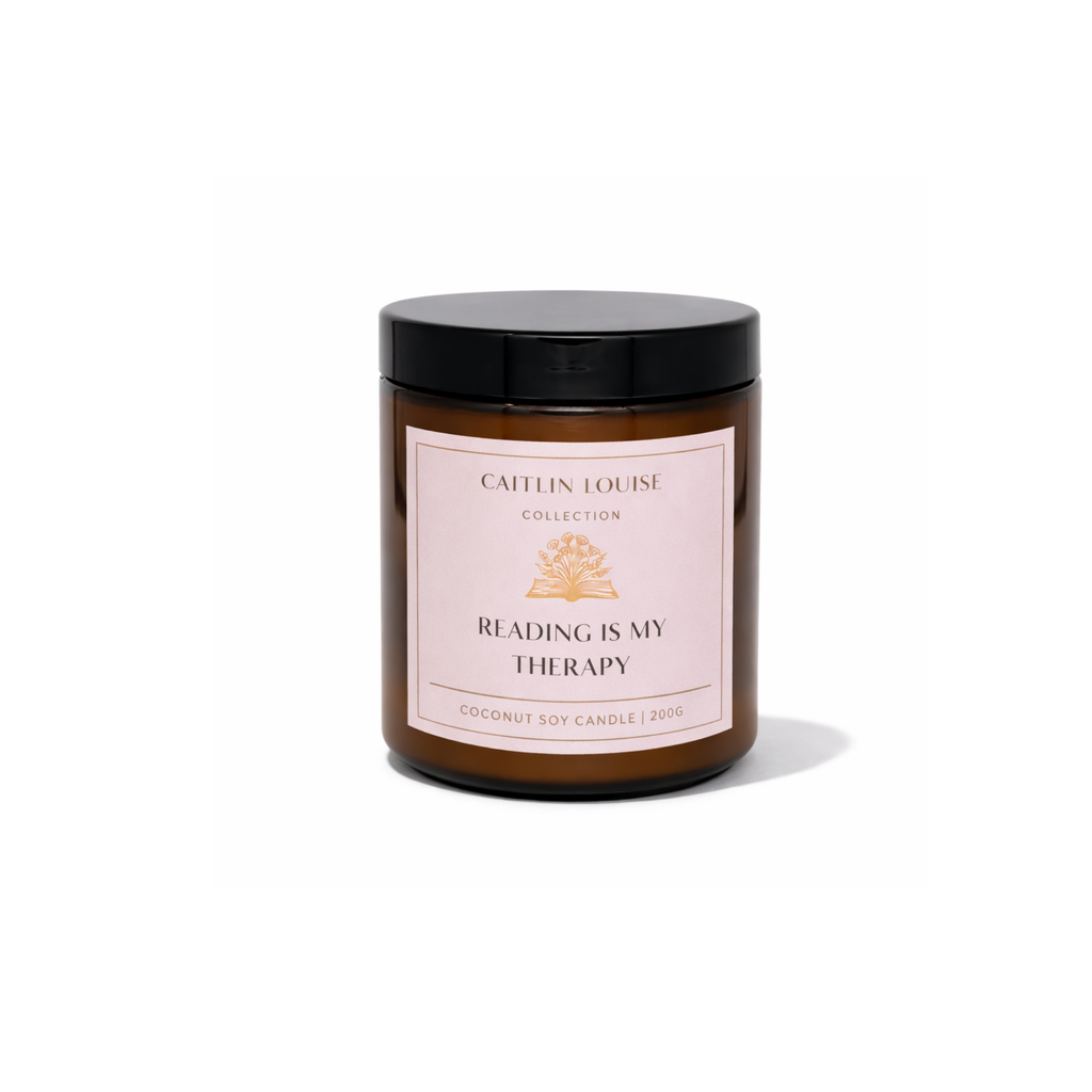 Reading Is My Therapy  - 200g Candle
