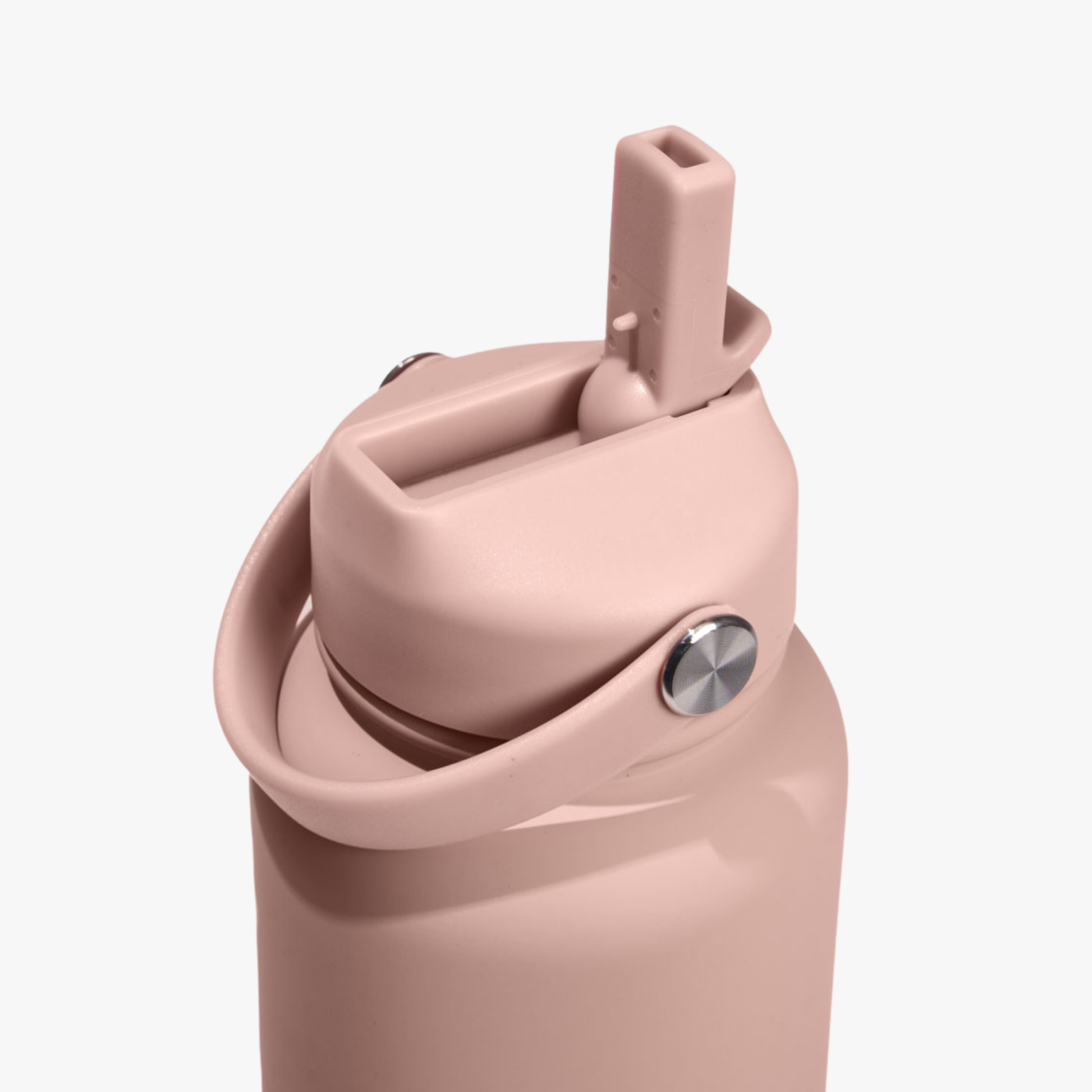 Water Bottle 900ml Straw - Blush