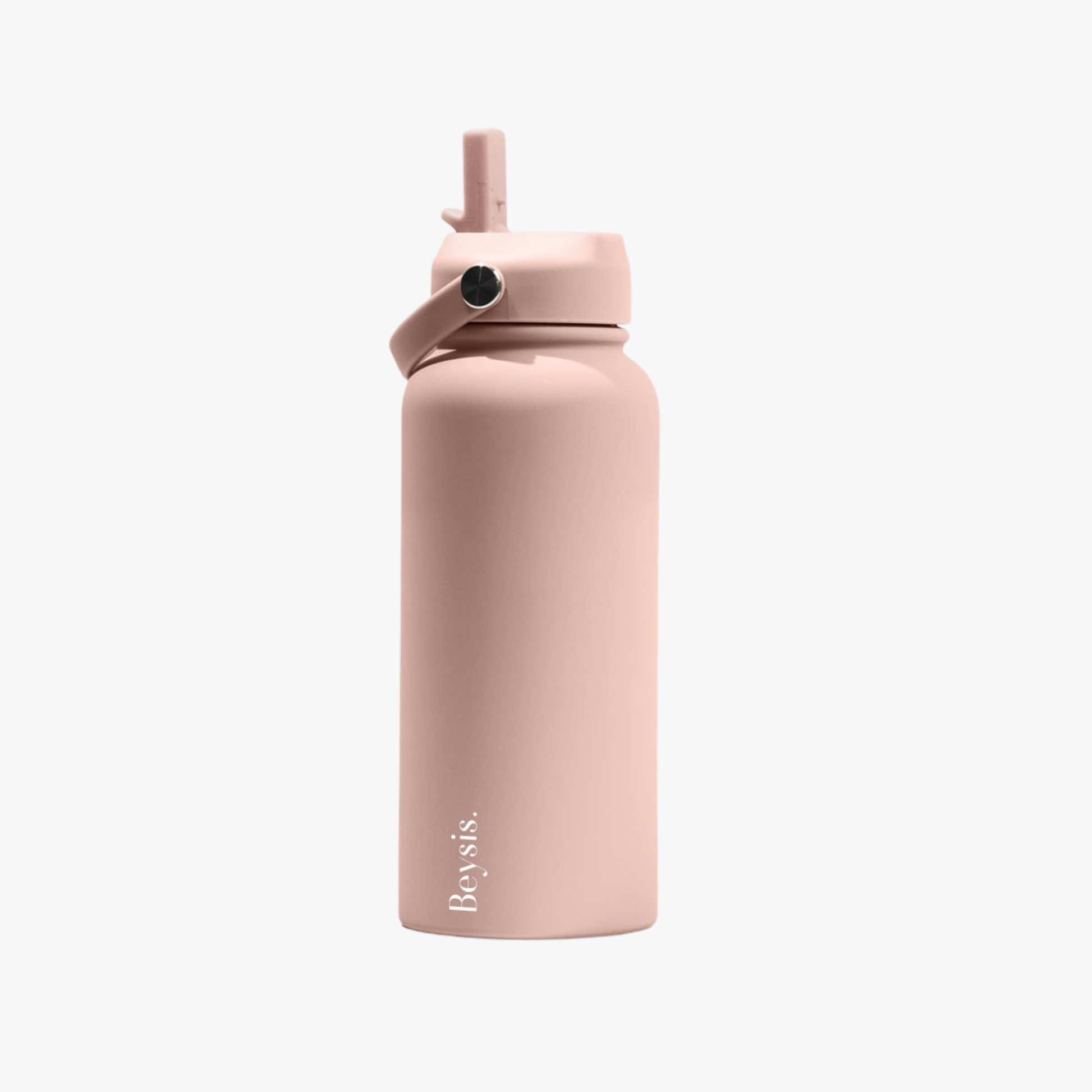 Water Bottle 900ml Straw - Blush