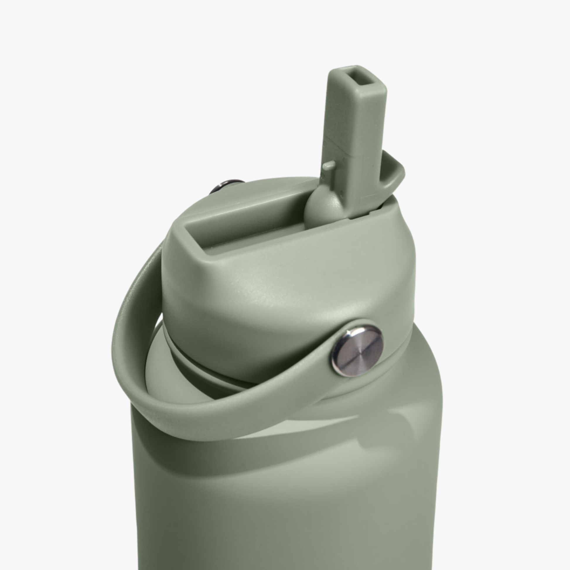 Water Bottle 900ml Straw - Sage