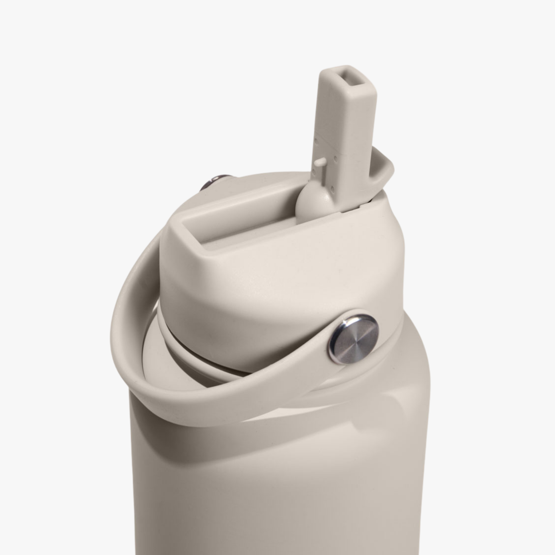 Water Bottle 900ml Straw - Stone