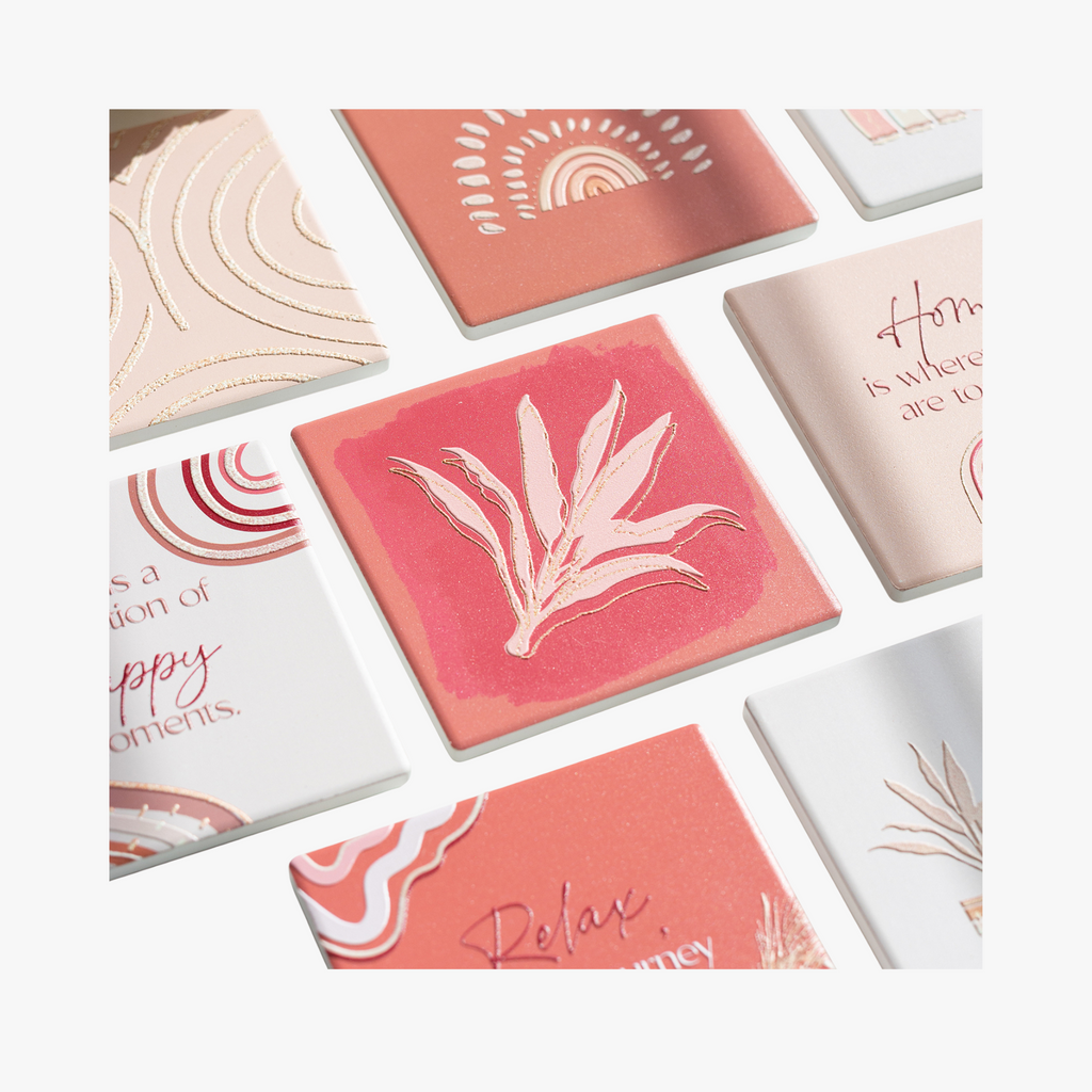 Ceramic Coaster - Flower