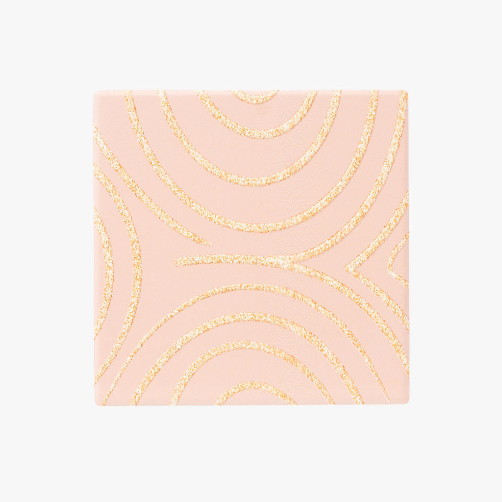 Ceramic Coaster - Pattern Rings