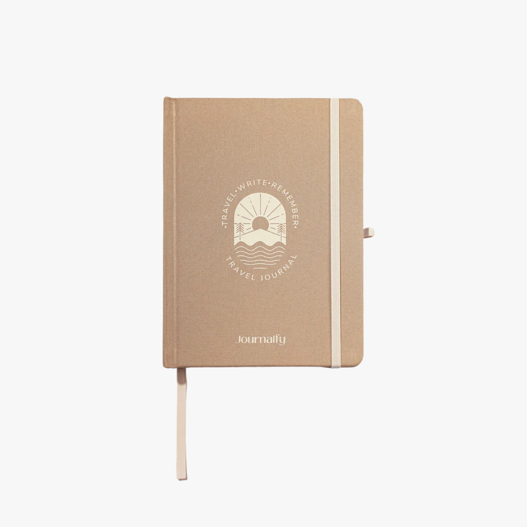 Journalfy Travel Journal - Earthy Taupe