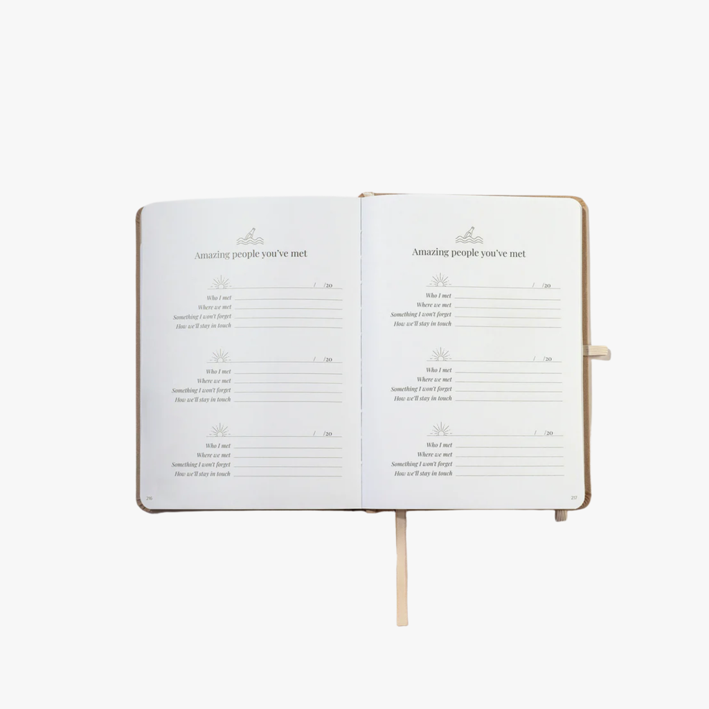 Journalfy Travel Journal - Sunlit Sand