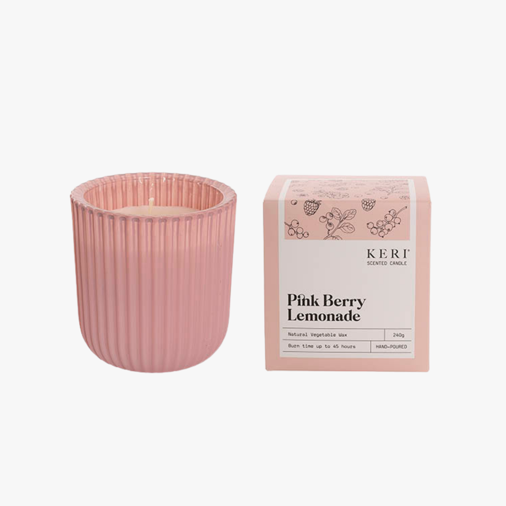 Evelyn III Candle - Pink Berry Lemonade