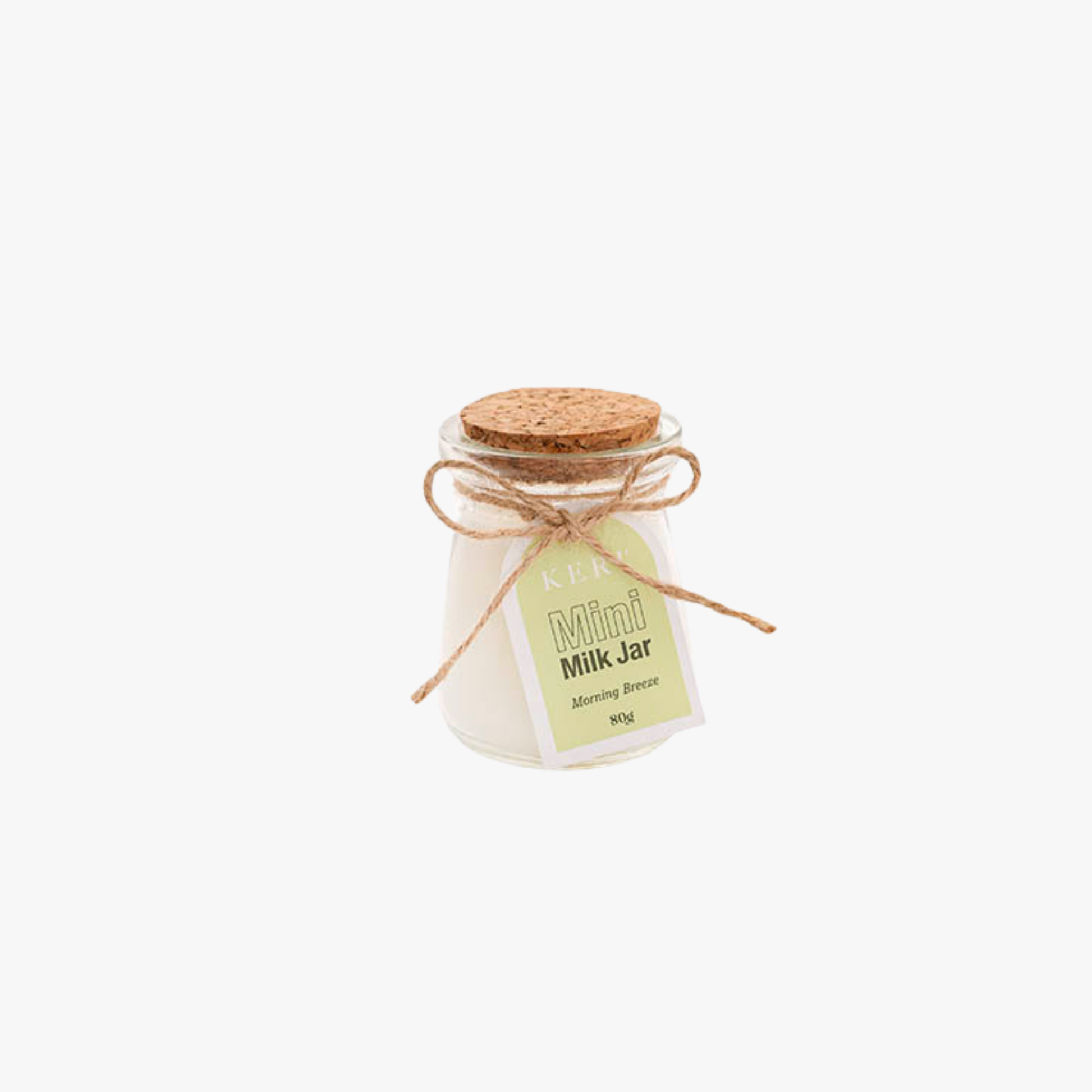 Mini Milk Jar Candle 80g - Morning Breeze