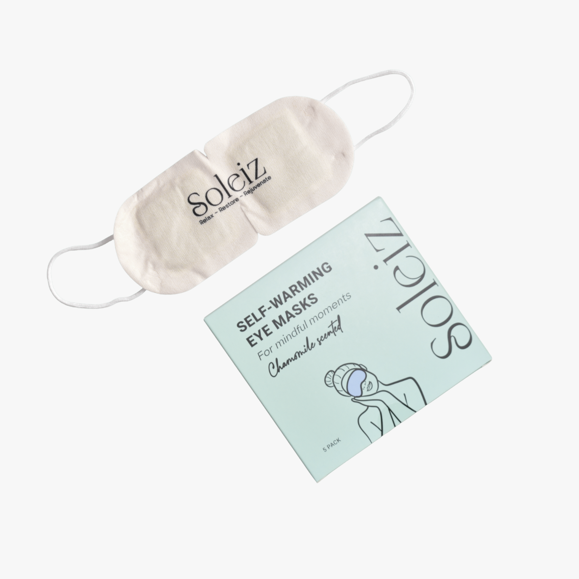 Self Heating Eye Mask - Chamomile (5 Pack)